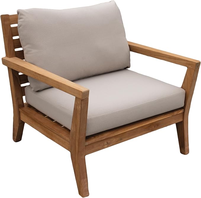 Tommy Bahama Deep Seating Lounge Cushion, 26" X 26" X 4", Bamboo Bay Sand