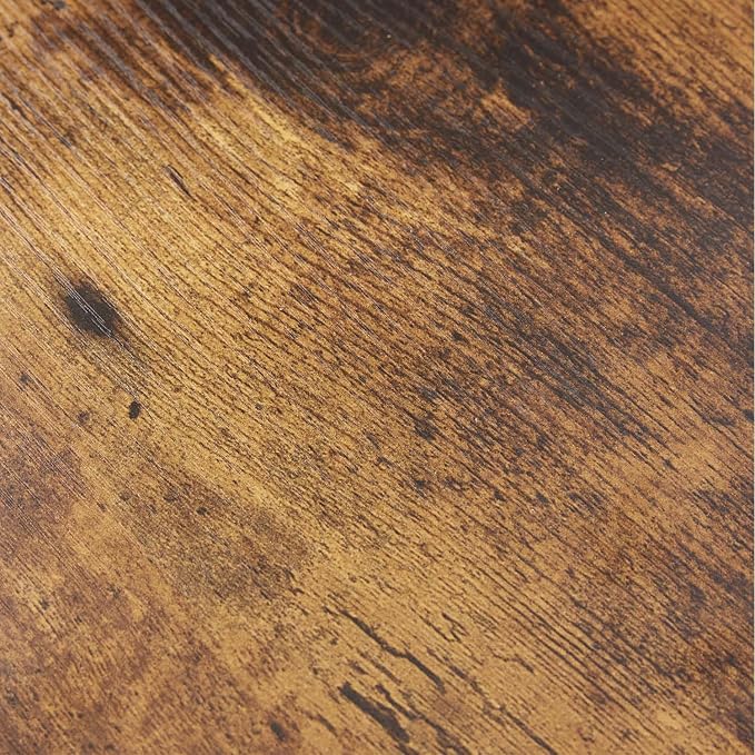 White Farmhouse End Table Set of 2, 24" Wood Sofa Side Table with Charging Station, Nightstand with Mesh Barn Door for Living Room, Square