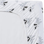Eddie Bauer - Queen Sheets, Cotton Flannel Bedding Set, Brushed For Extra Softness, Cozy Home Decor (Dog Friends White, Queen)