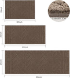 Tindbea Dog Mat for Muddy Paws,Absorbs Moisture Dirt Non-Slip Washable Mud Mat for Dogs,Soft Rubber Backing Front Inside Pet Rug for Entryway, Mud Dog Paws, Patio(20"x31.5",Latte)