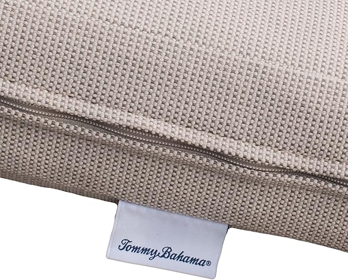 Tommy Bahama Bench Cushion, 44" X 19" X 2.5", Bamboo Bay Sand