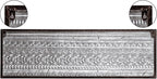 Alpine Corporation IAR162 Indoor Outdoor Wood and Metal America Plaque Wall Decor, 10" Tall, Multicolor