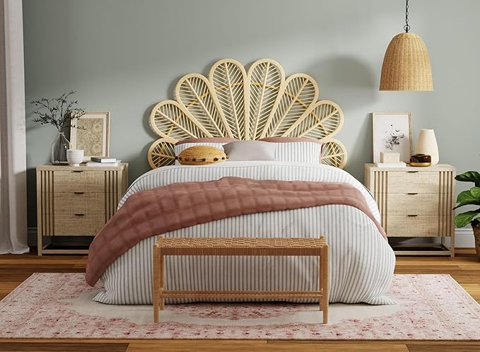 KOUBOO Headboard, Queen, Natural