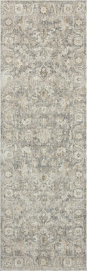 Loloi Amber Lewis Honora Collection HON-02 Slate/Beige 2'-7" x 8'-0" Runner Rug