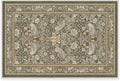 RUGGABLE x Morris & Co Machine Washable Area Rug – Strawberry Thief Stone Gold 2x3, Stain-Resistant, Non-Slip – Small Rugs for Living Room, Bedroom, Hallway, Entryway & Bathroom–with Cushioned Pad