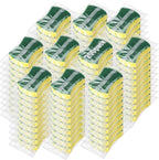 200 Pcs Individually Wrapped Sponges,Uncompressed Non Scratch Scrouing Sponges for Household Cleaning Dishes Kitchen Airbnb Apartment Car Bike