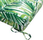Tommy Bahama Deep Seating Lounge Cushion, 26" X 30" X 4", Coastal Palm Green Leaf