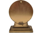 Creative Co-Op Vintage Metal Mantel Clock, Gold Finish