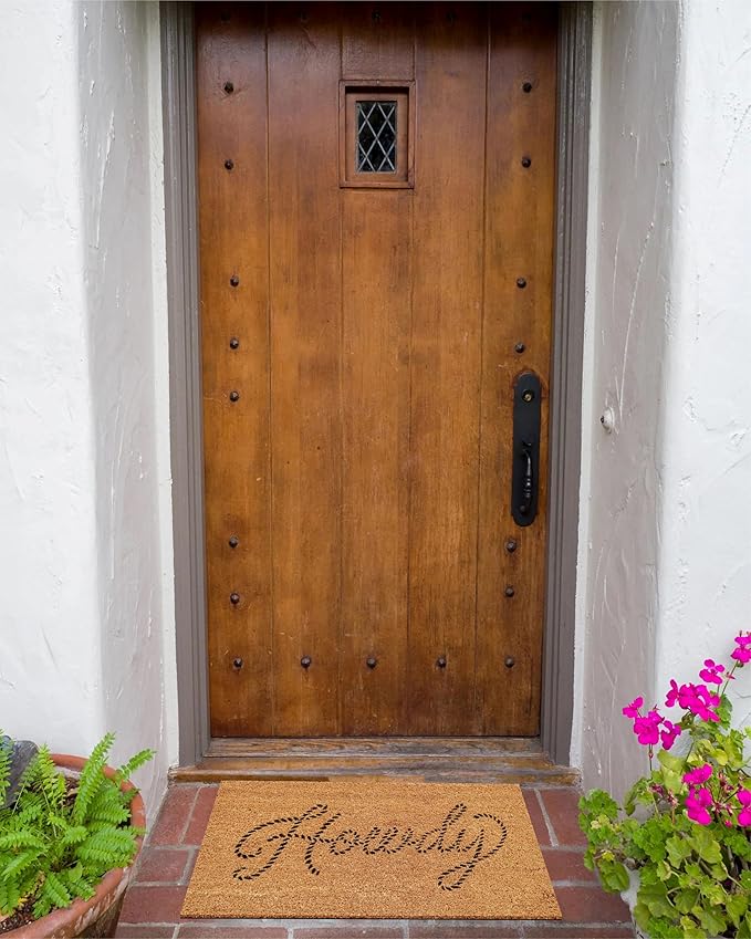 KAF Home New Coir Doormat, Heavy-Duty, Weather Resistant