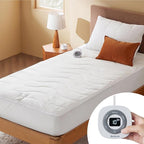 Bedsure Heated Mattress Pad Twin XL- Bed Warmer with Memory & Preheat Functions, 12-Hour Auto Off & 10 Heat Settings, Single Controller, Coral Fleece Electric Mattress Pad Twin XL, 39"x80"