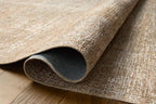 Loloi Amber Lewis Cambria Collection CBR-06 Multi/Natural 2'-0" x 5'-0" Accent Rug Jute, Neutral, Vintage Style, Antique Tone, Living, Bedroom, Dining, Carpet