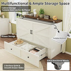 Full Size Murphy Bed with Charging Station, Cabinet Bed with Large Storage Drawer for Home Office or Small Room, Full Foldable Platform Bed, White