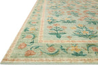 Loloi Rifle Paper Co. Eden Collection EDE-01 Mughal Rose Moss 2'-3" x 3'-9" Accent Rug feat. CloudPile™