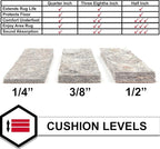 Mohawk Home 9' x 12' Non Slip Grip Rug Pad 1/4" Thick Dual Surface Felt Cushion + Rubber Gripper - Safe for All Floors