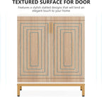 Tribesigns Shoe Cabinet with Doors, 20 Pairs Entryway Shoe Storage Cabinet with Shelves, 5-Tier Modern Free Standing Shoe Racks Storage Organizer for Closet, Living Room, Bedroom(White/Natural)