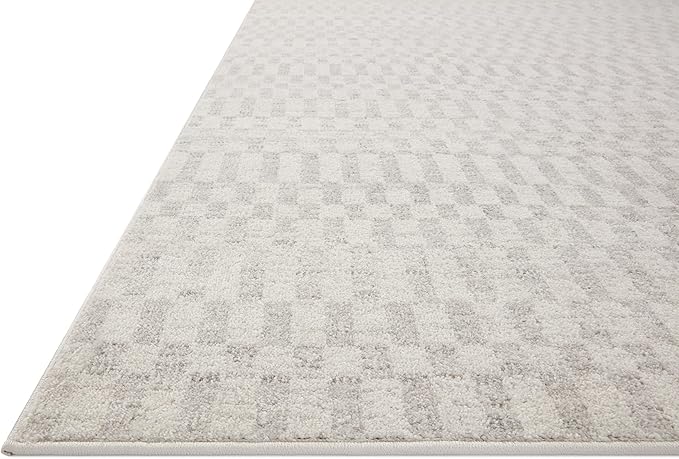 Loloi Kamala Collection KAM-05 Ivory/Grey 2'-7" x 8'-0" Runner Rug