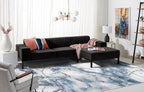 SAFAVIEH Craft Collection Area Rug - 12' x 18', Grey & Blue, Modern Abstract Design, Non-Shedding & Easy Care, Ideal for High Traffic Areas in Living Room, Bedroom, Dining (CFT877L-1218)