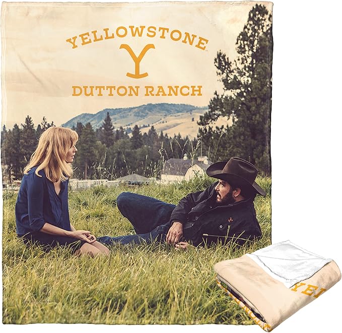 Northwest Yellowstone Silk Touch Throw Blanket, 50" x 60", On The Ranch