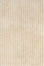 nuLOOM 7'6" x 9'6" Cozy Plush Area Rug, Machine Washable, Non-Slip, Soft Fluffy Shag Carpet for Living Room Bedroom Kids Room Nursery Home Decor, Kai Beige