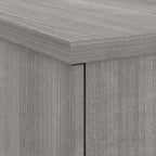 Bush Furniture 60-inch Home Office Desk with Drawers, Large Computer Table with Storage, Transitional Style, Somerset Collection, Platinum Gray