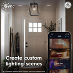 Cync GE Reveal Smart LED Recessed Downlight, Color Changing WiFi Light, Matter Compatible, Compatible with Alexa and Google Home, 6in, 2-Pack