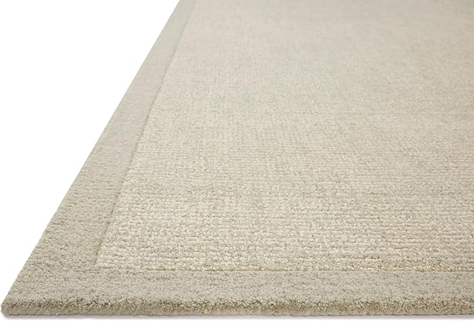 Loloi Magnolia Home by Joanna Gaines Henley Collection HNY-01 Ivory/Silver 2'-3" x 3'-9" Accent Rug
