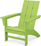 POLYWOOD AD420LI Modern Adirondack Chair, Lime