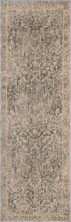 Loloi Magnolia Home by Joanna Gaines Junie Collection JUE-01 Blue/Natural 2'-0" x 3'-0", .38" Pile Height, Accent Rug
