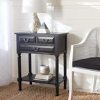 SAFAVIEH Home Collection Primrose Black 3-Drawer Console Table