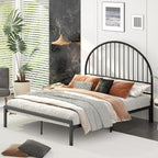 Weehom Metal Headboard Queen Size, Wrought Iron Headboard for Bed, Black Metal Head Board with Height Adjustable, Farmhouse HeadBoard Queen Only