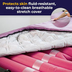 Drive Medical 14027 Med-Aire Low Air Loss Mattress Replacement System with Alternating Pressure, Dark Purple