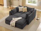 VANOMi Modular Sectional Sofa, 6 Seater Sectional Sofa Modular Sectional Couch for Living Room, U Shape Sofa