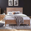Grain Wood Furniture Montauk Solid Wood Bed, King Size, Driftwood