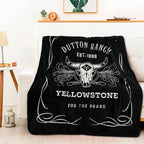 Northwest Yellowstone Silk Touch Throw Blanket, 46" x 60", Whiskey Label
