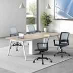CLATINA Ergonomic Office Chair - Mesh Desk Chair with Lumbar Support, Rolling Comfortable Computer Chairs with Arms for Home Conference, Gray 8 Pack