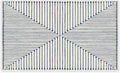 RUGGABLE x Jonathan Adler Machine Washable Modern Area Rug – Inkdrop Slate Blue 3x5, Stain-Resistant, Non-Slip – Small Rugs for Living Room, Bedroom, Hallway, Entryway & Office–with Cushioned Pad