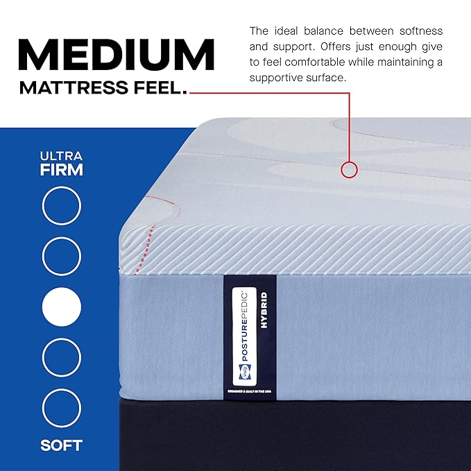 Sealy Posturepedic® Fayette 12" Medium Tight Top Hybrid Mattress - Twin