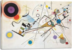 Wieco Art Canvas Wall Art Wassily Kandinsky Composition Viii Picture Print of Famous Paintings Canvas Prints Abstract Wall Art for Living Room Home Decor and Wall Decorations