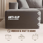 Cozy Single Seat, Comfortable Seating, No Assembly Required, Gray