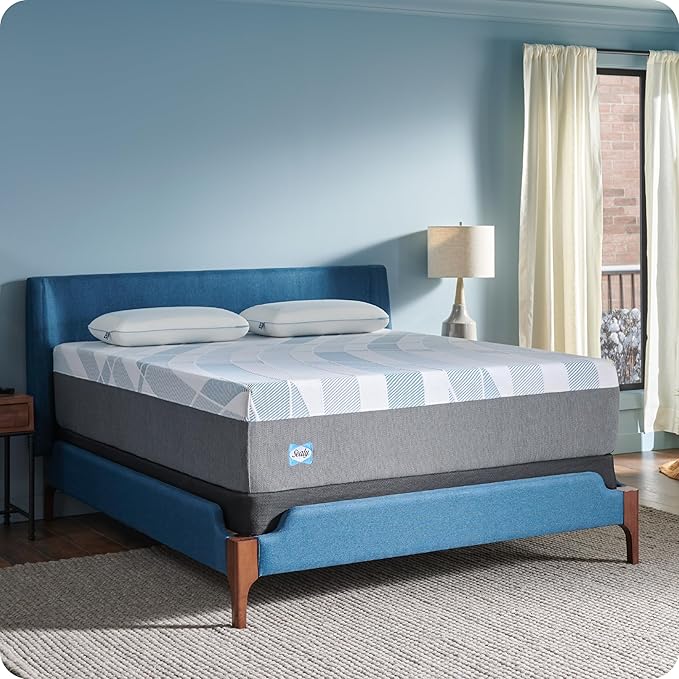 Sealy Dreamlife 14” Hybrid Mattress-in-a-Box, Full, SealyComfort Gel Memory Foam, SealyResponsive Encased Coils, Machine Washable Cover
