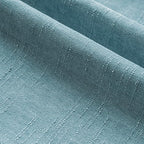 Foindtower Pack of 2 Textured Chenille Throw Decorative Pillow Covers Square Accent Solid Cushion Cover Neutral Farmhouse Pillow Case for Couch Sofa Bedroom Living Room 20x20 Inch,Light Blue