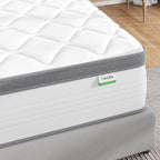 Novilla Queen Mattress in a Box, Queen Size Mattress 10 Inch,Pocket Innerspring with Foam Layer for Motion Isolation & Pressure Relief,Medium Firm Feel,CertiPUR-US