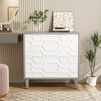 Tribesigns 2-Drawer File Cabinet, Lateral Filing Cabinet for A4/Letter/Legal Size, Office Storage Cabinet, Printer Stand with Storage Drawer for Home Office, White and Gray