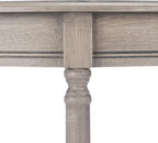 SAFAVIEH Home Collection Tinsley Greige Half Moon Console Table