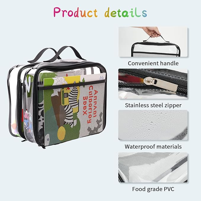 Large Kids Toy Storage Bag - Durable Waterproof Foldable Organizer, Portable Playroom Cleanup Solution for Toys, Books, Art Supplies (Eco-Friendly Material, Black