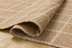 Loloi Chris Loves Julia Fletcher Collection FLE-01 Natural/Ivory 9'-3" x 13', .37" Pile Height, Area Rug