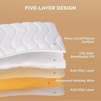 Bedsure Heated Mattress Pad Twin XL- Bed Warmer with Memory & Preheat Functions, 12-Hour Auto Off & 10 Heat Settings, Single Controller, Coral Fleece Electric Mattress Pad Twin XL, 39"x80"