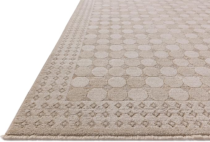 Loloi Amber Lewis Cali Collection CIL-01 Taupe/Natural 7'-10" x 10', .25" Pile Height, Area Rug
