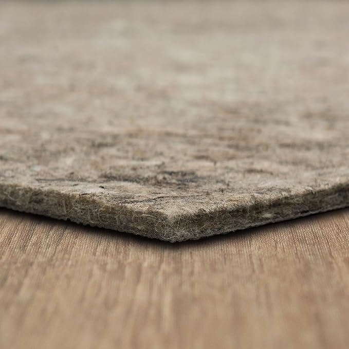 Mohawk Home 8' 4" x 10' 2" Non Slip Rug Pad Gripper 1/2 Thick Dual Surface Felt + Rubber Gripper - Safe for All Floors