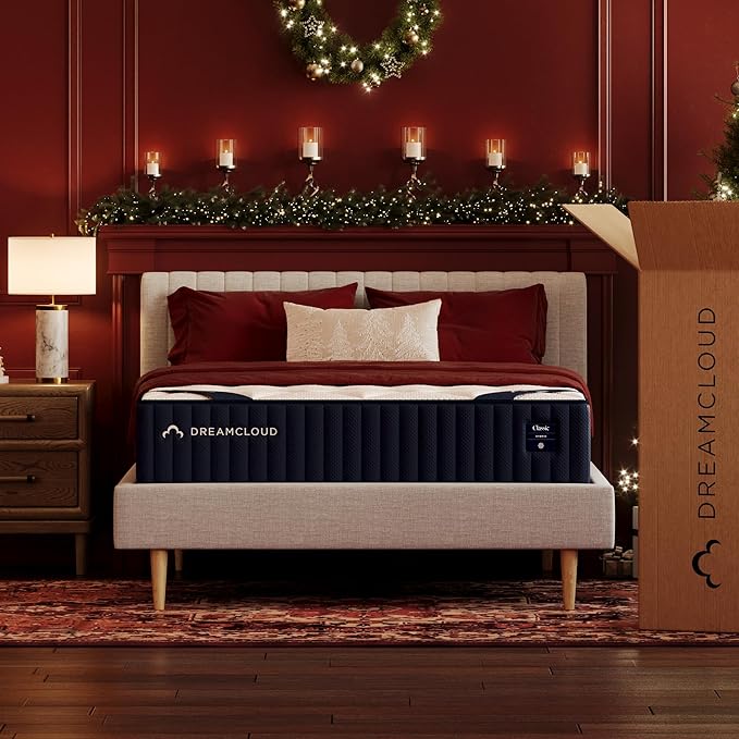 DreamCloud Premier 13" Full Mattress - Memory Foam (New Version) - 365 Night Trial - Fiberglass Free - Forever Warranty - Mattress in a Box - CertiPUR-US® Certified